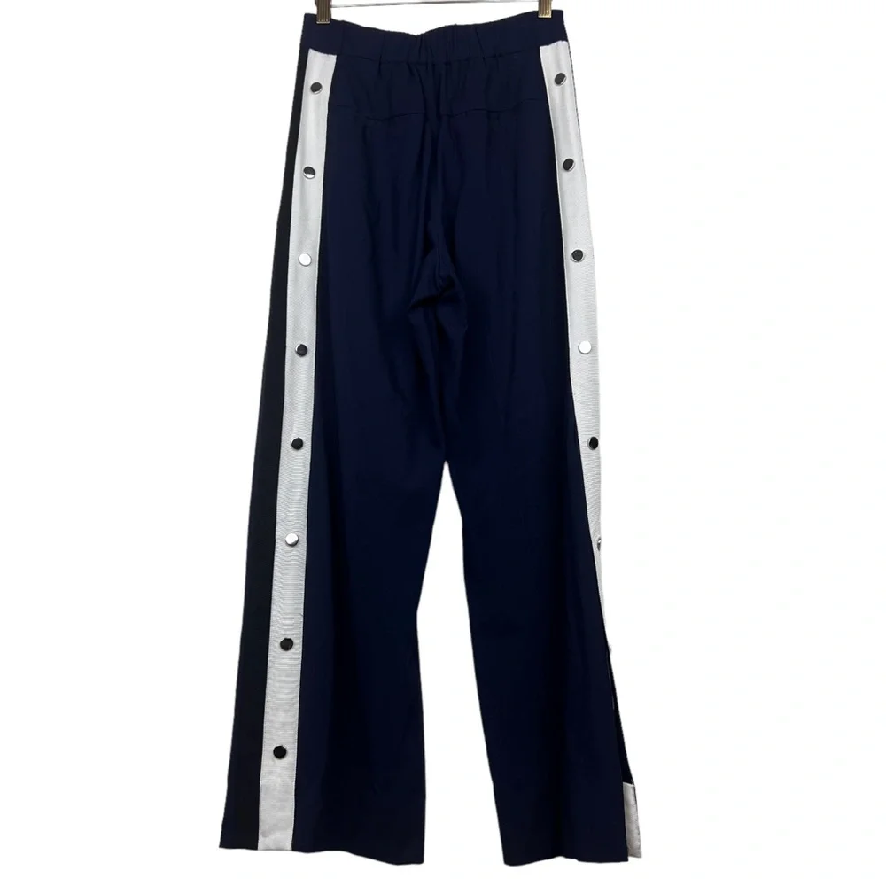 Veronica Beard Russo Snap Side Tear Away Wide Pants - Picture 3 of 6